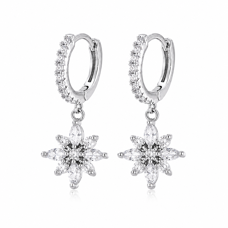 Brinco Florenza Crystal - Prata 925