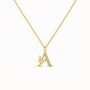 Colar Butterfly com Inicial e Zircônia | Prata 925 Banhada a Ouro 18K