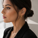 Brinco Élancé Oval - Elegância Atemporal Banhado a Ouro 18K
