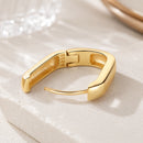 Brinco Élancé Oval - Elegância Atemporal Banhado a Ouro 18K