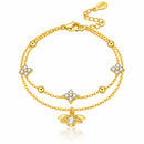 Pulseira Golden Bee - Luxo Delicado Banhada a Ouro 18K