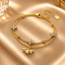 Pulseira Golden Bee - Prata 925 Banhada a Ouro 18K