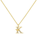 Colar Inicial com Borboleta – Prata 925 Banhada a Ouro 18k
