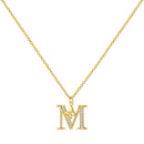 Colar Inicial com Borboleta – Prata 925 Banhada a Ouro 18k
