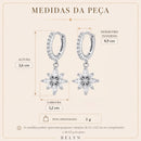 Brinco Florenza Crystal - Prata 925