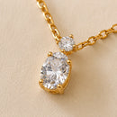 Colar Aurora Duplo - Prata 925 Banhada a Ouro 18K