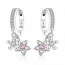 Brinco Bloom Crystal | Prata 925