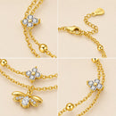 Pulseira Golden Bee - Luxo Delicado Banhada a Ouro 18K